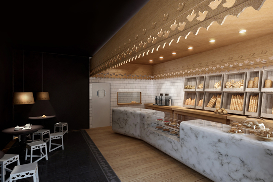 Diseño de panadería en mármol | Focus Piedra - Noticias sobre piedra
