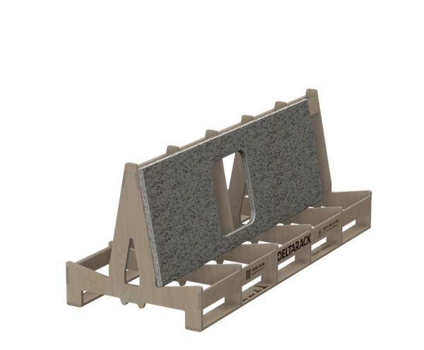 Bastidor Deltarack para el almacenamiento de tableros | Focus Piedra