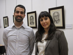 David Cazorla, responsable del departamento técnico de Anclajes Grapamar y Eva Portas, responsable de la consultoría técnica del Cluster del Granito.