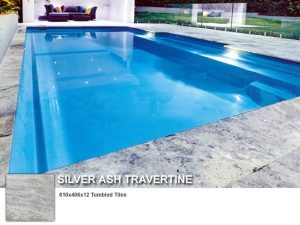 silver ash travertine