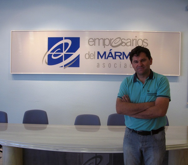 Antonio Sánchez, gerente de Mármoles Camar.