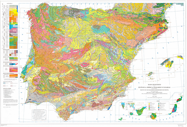 Presentación en Madrid del mapa geológico de España Portugal - Focus Piedra - sobre piedra natural