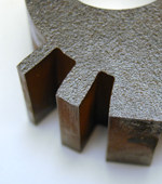 Pieza cortada con Dynamic Waterjet.