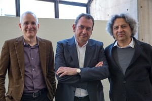 De iaquierda a derecha: Preston Scott Cohen, Iñaki Ábalos y Mohsen Mostafavi