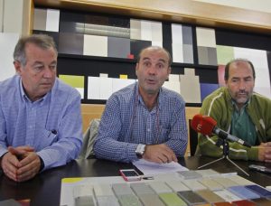Tres de los socios de Seaquarz.