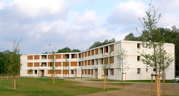 Perraudin Massive Stone Social Housing ©Damien Aspe Serge Demailly