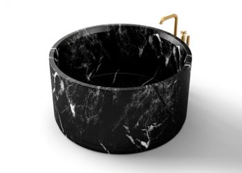 bañera negro markina