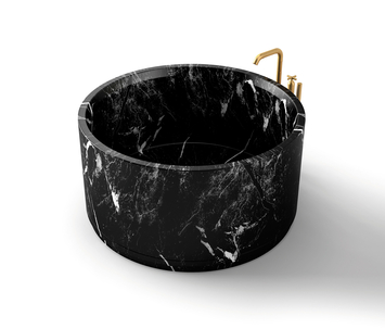 bañera negro markina