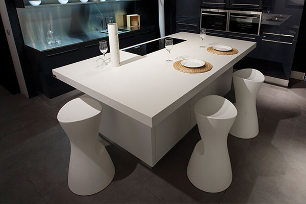 Encimera con Neolith Artic White