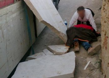 accidente piedra