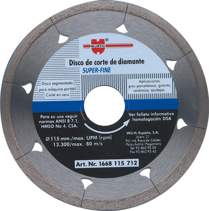 disco de corte 115 würth