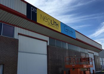 Almacén de Neolith en Valladolid.