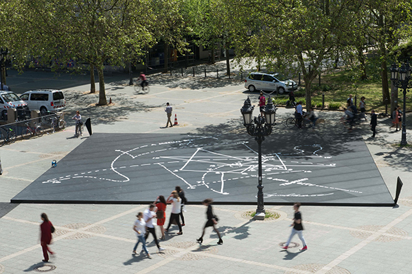 Einweihung Installation "Musical Labyrinth" von Daniel Libeskind im Rahmen des Konzertprojektes "One Day In Life" der Alten Oper Frankfurt