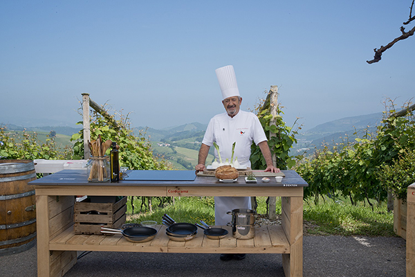 Karlos Arguinano en tu cocina con Dekton Trilium