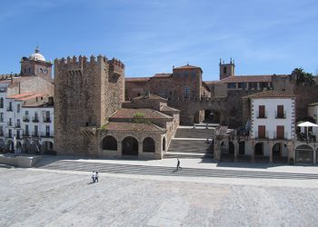 plaza mayor caceres