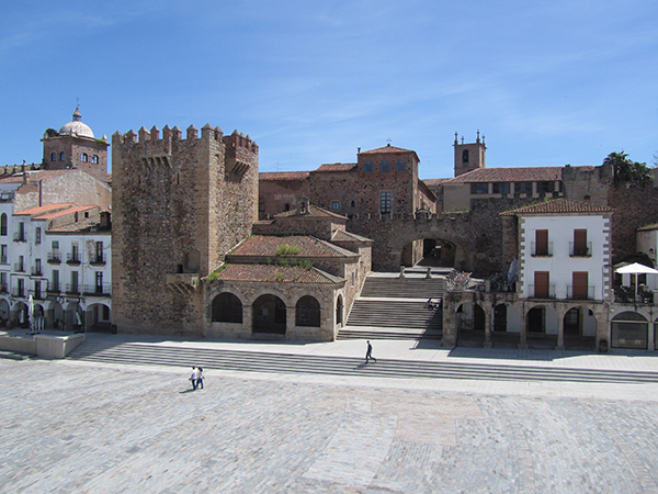 plaza mayor caceres