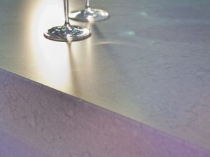 Silestone Suede color Cygnus (baja)