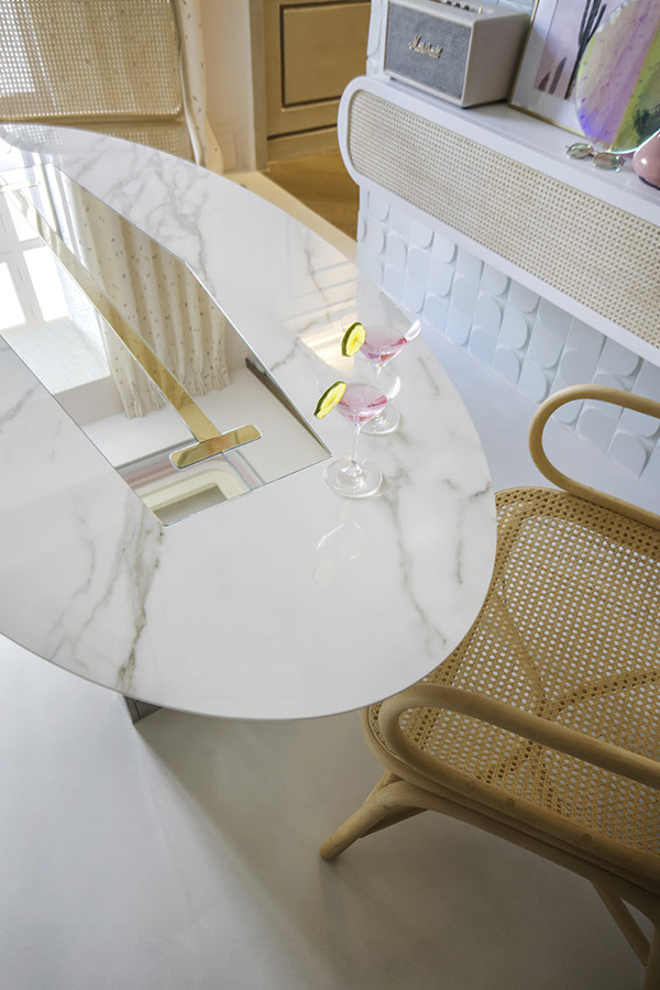 Casa Decor Madrid 17 BLOSSOM STUDIO PATRICIA BUSTOS MOBILIARIO CALACATTA