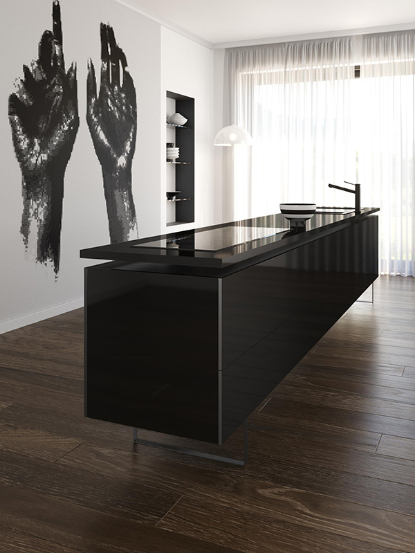 Silestone Kitchen EU - color Iconic Black