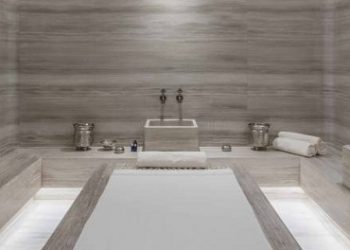 baño hamman con marmol turco