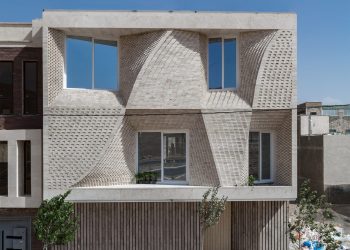 fachada travertino iran