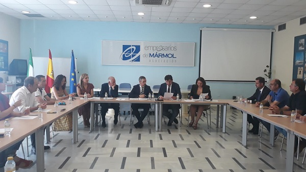 Reunión Consejeros Juan Bravo y Carmen Crespo en AEMA_110719