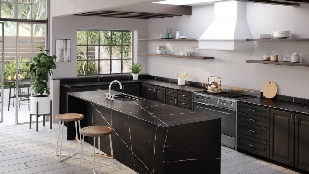 Silestone Eternal Noir - Kitchen _ blog