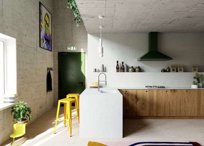 Silestone Urban Crush Lime Deligth