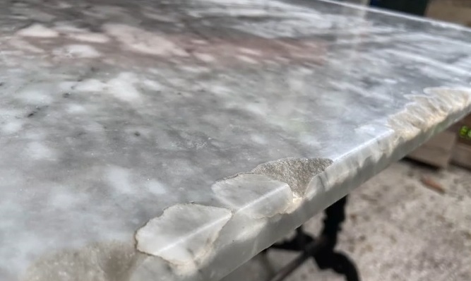 mesa de marmol