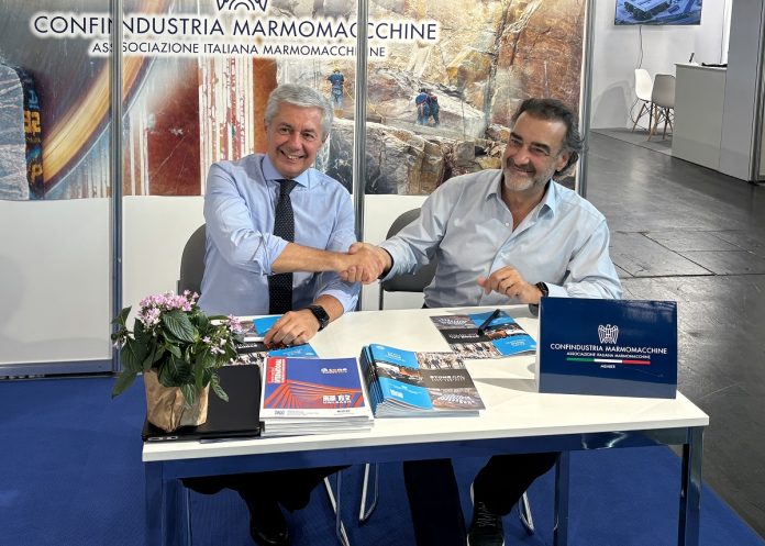 Flavio Marabelli y Alejandro Miras tras el acuerdo. (1)