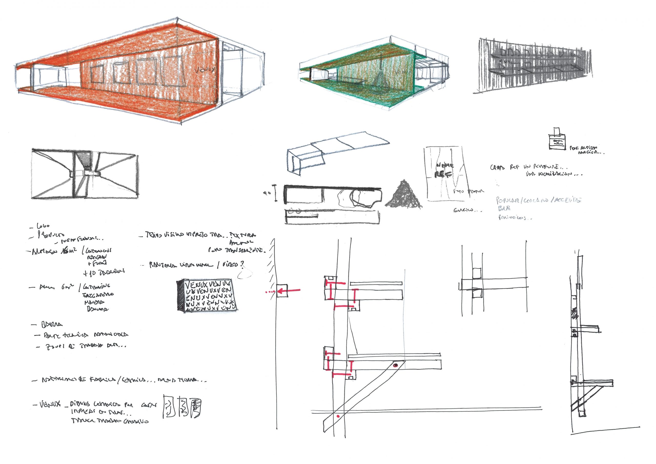 boceto stand venux