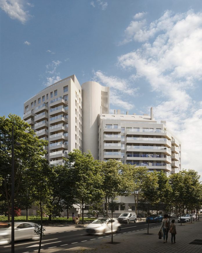 fachada edificio campanar- foto cortesía Arqueha