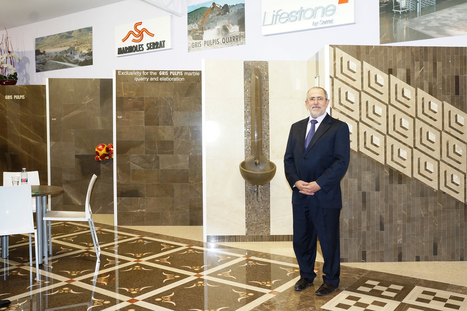 José Antonio Serrat Aicart, gerente de Mármoles Serrat