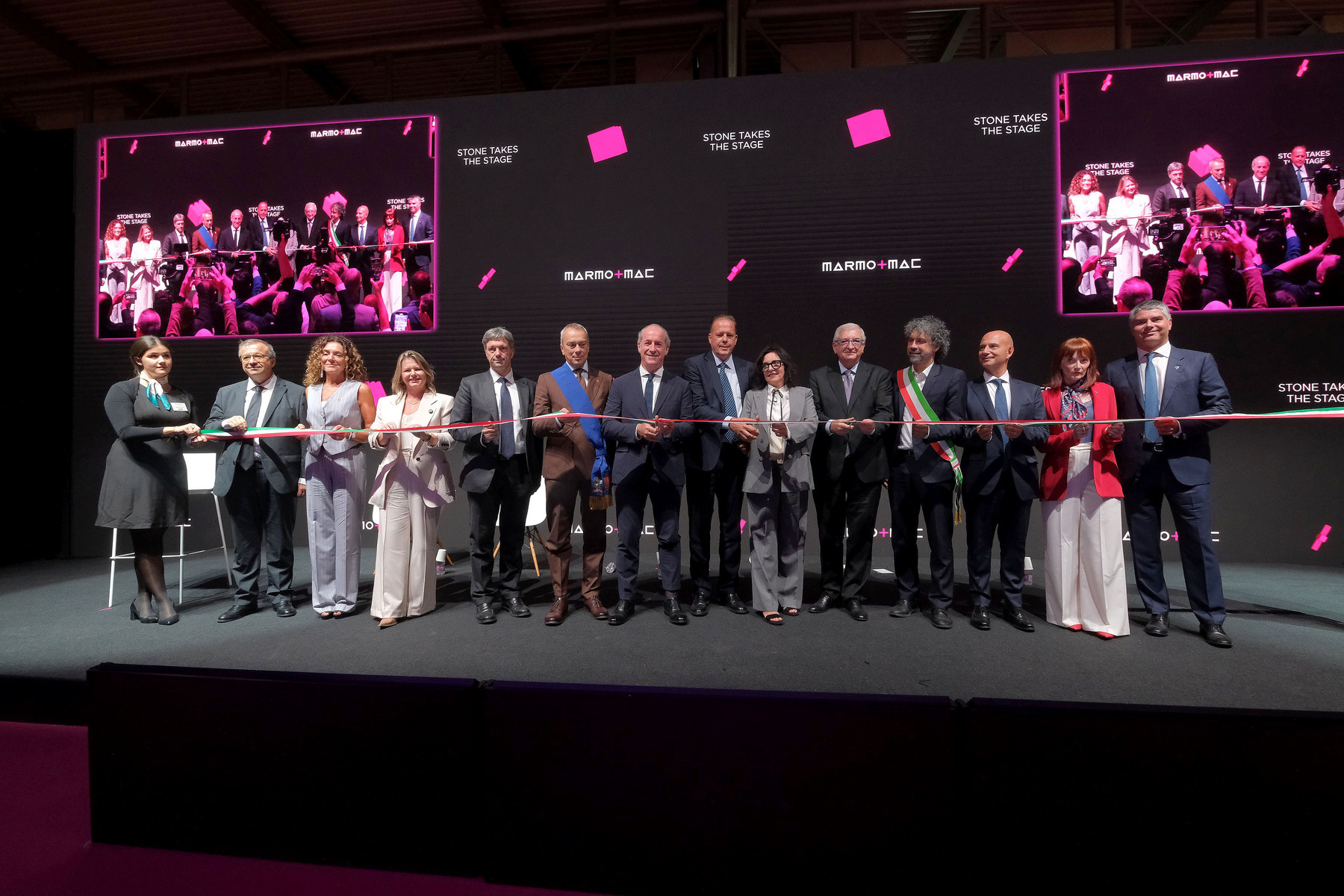 Taglio_nastro_inaugurazione_Marmomac2025_Veronafiere_EnneviFoto0946